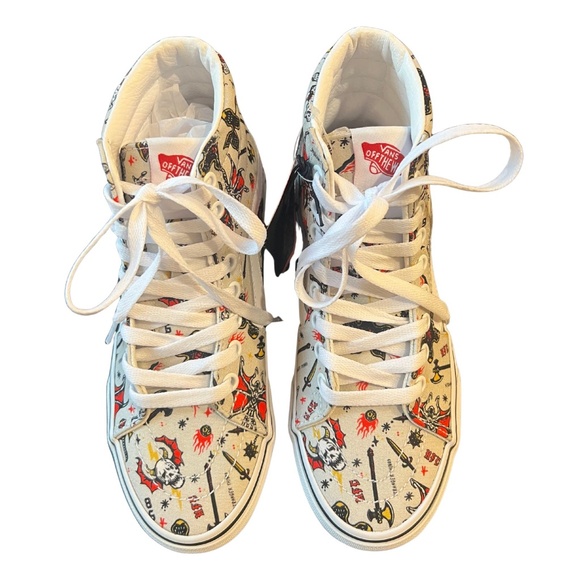 VANS Stranger Things Hi Top Womens Size 6 - Picture 4 of 12